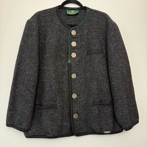 Geisswein Austrian Wool Blend Jacket Button Up Women XL Formal Hol